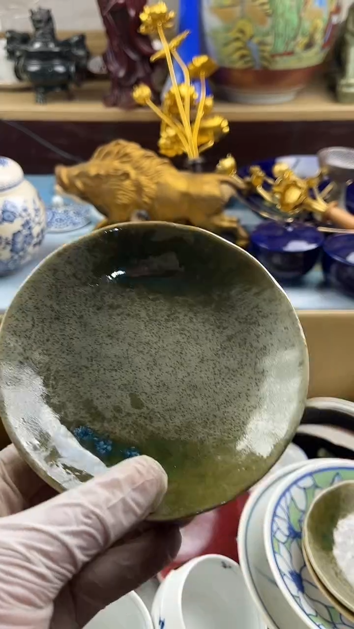 瓷片春***师英歌瓷器满28包邮