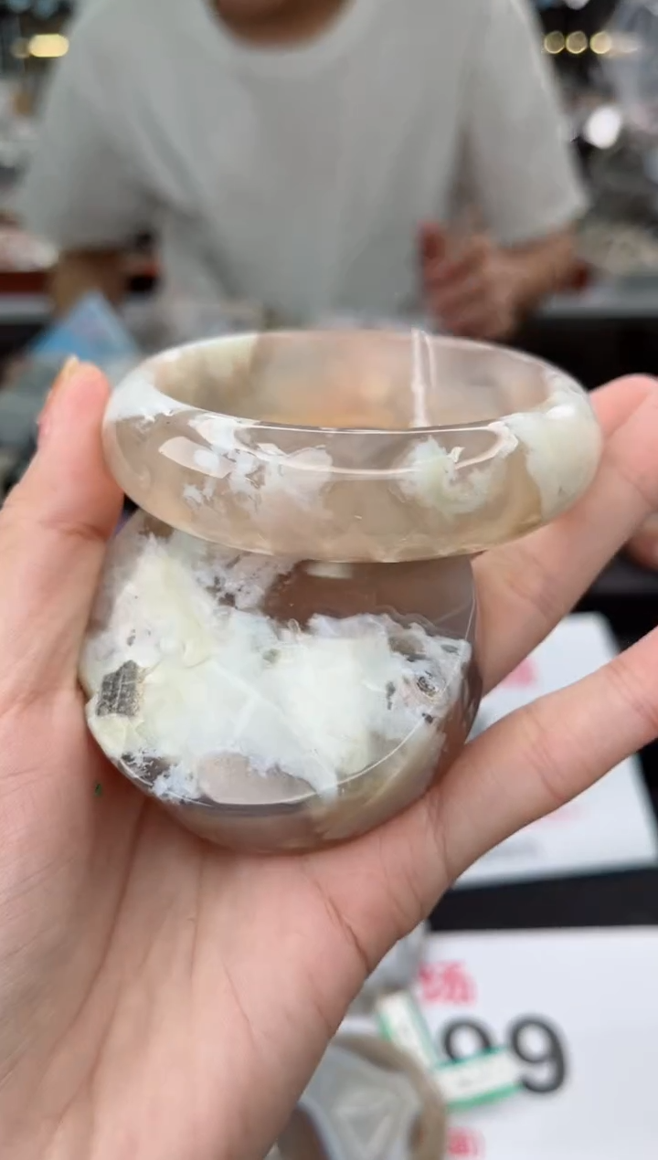 【闪购商品】石英质玉手镯未镶嵌60圈口（不退不换）1681201