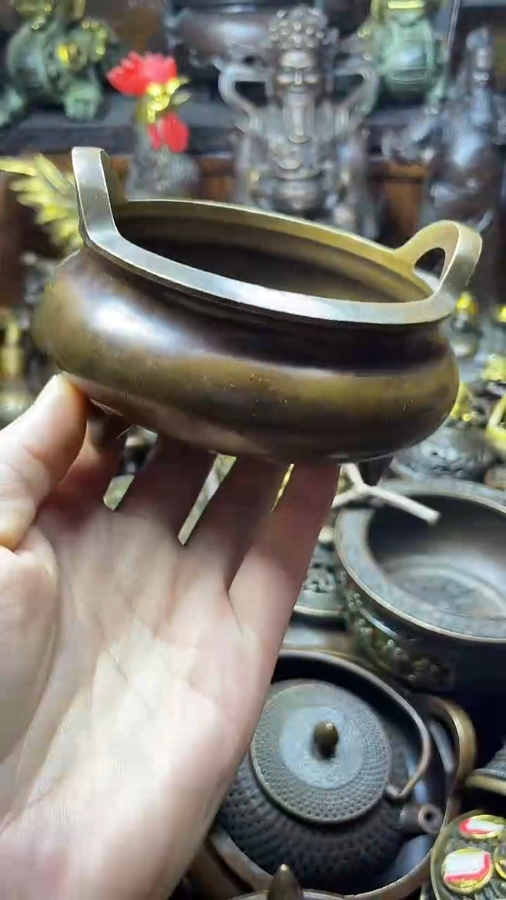 闪购链接，点击下单，有运费险，铜摆件