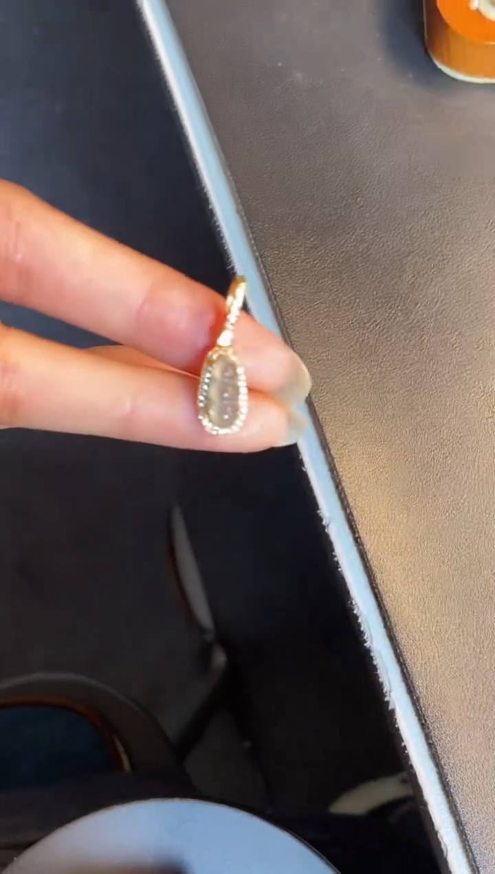 吊坠(不含链)银S925镶嵌翡翠1