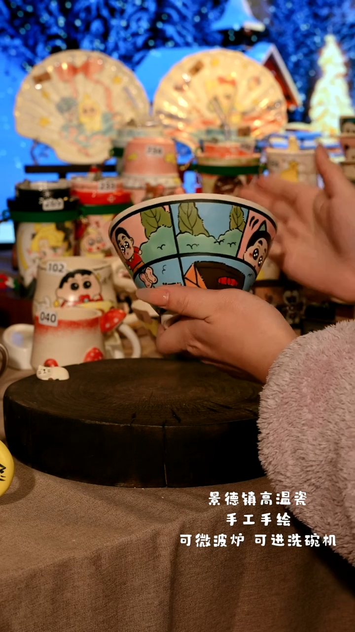 陶瓷111景德镇原创设计师款高温陶瓷手工手绘