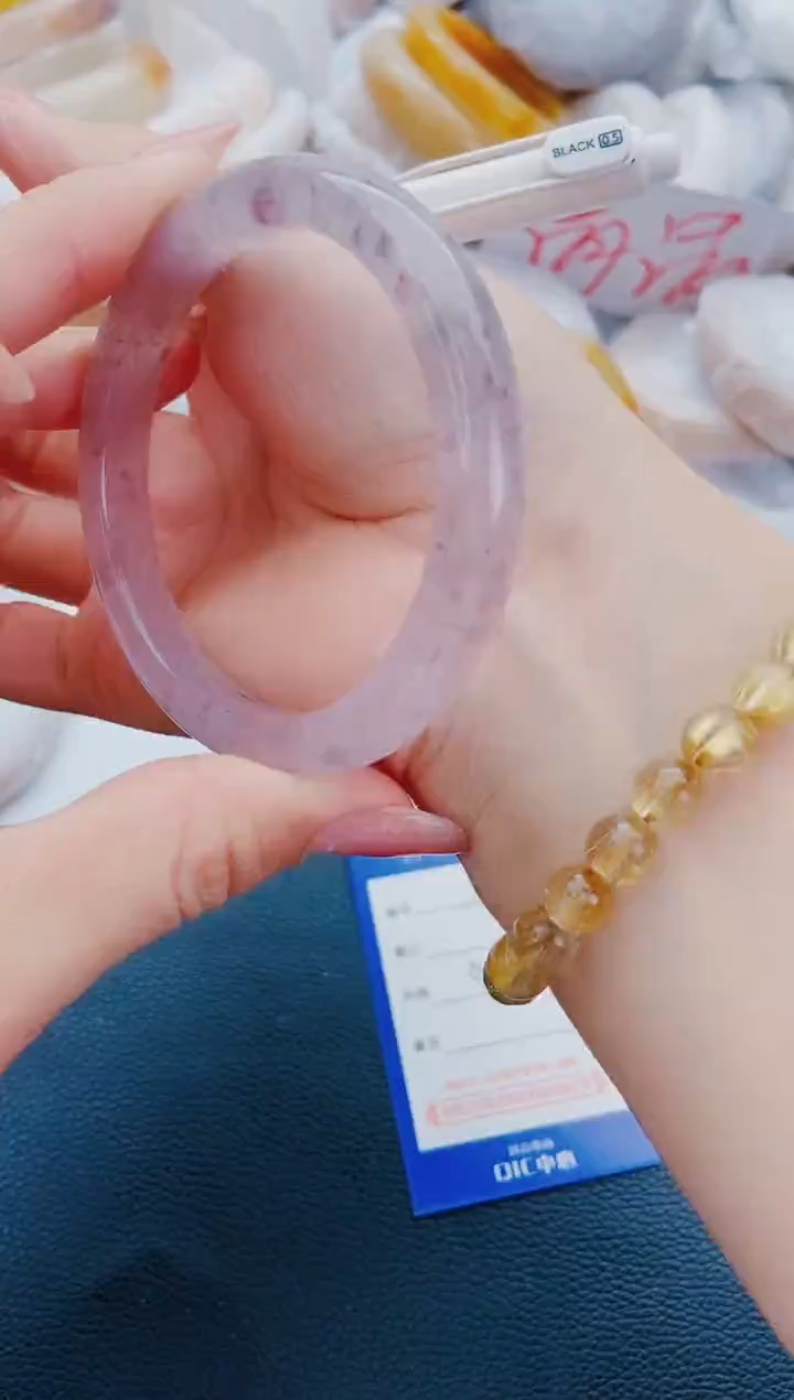 石英质玉手镯未镶嵌J190-57-58