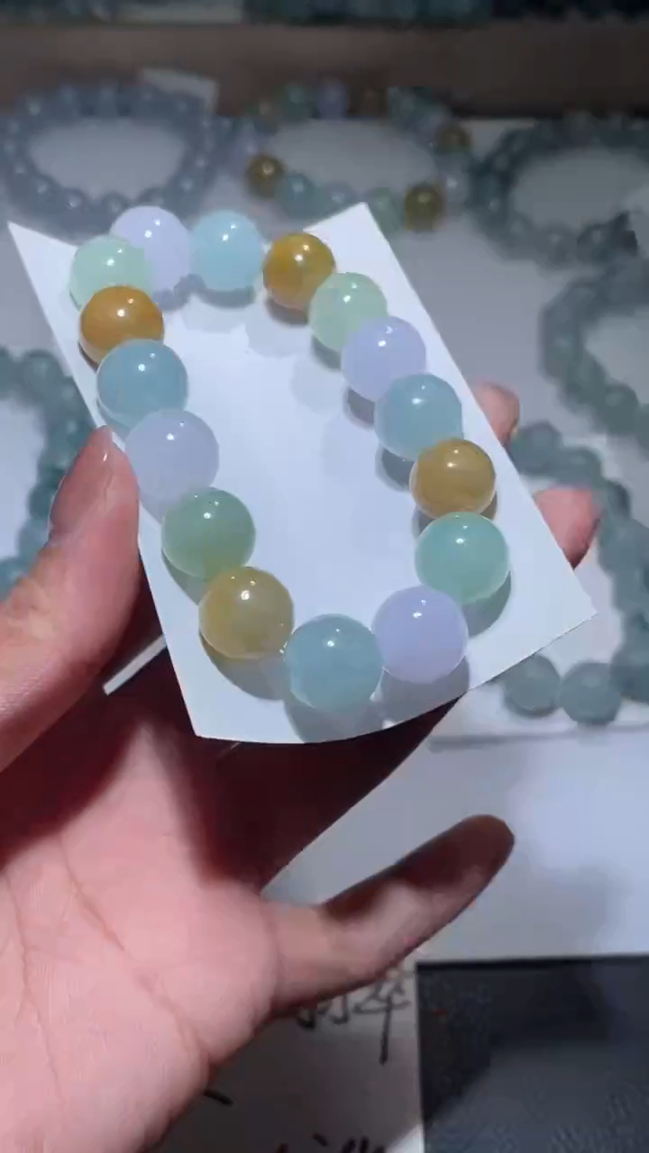 【闪购商品】定制翡翠未镶嵌翡翠手串