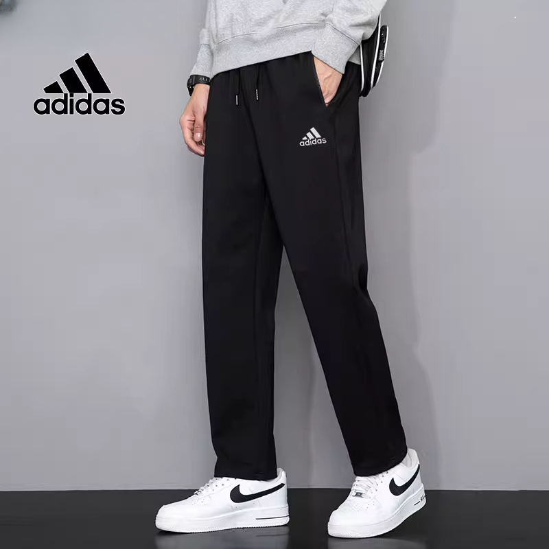 adidas阿迪达斯运动裤男夏季新款透气宽松休闲裤子男直筒裤IC9409