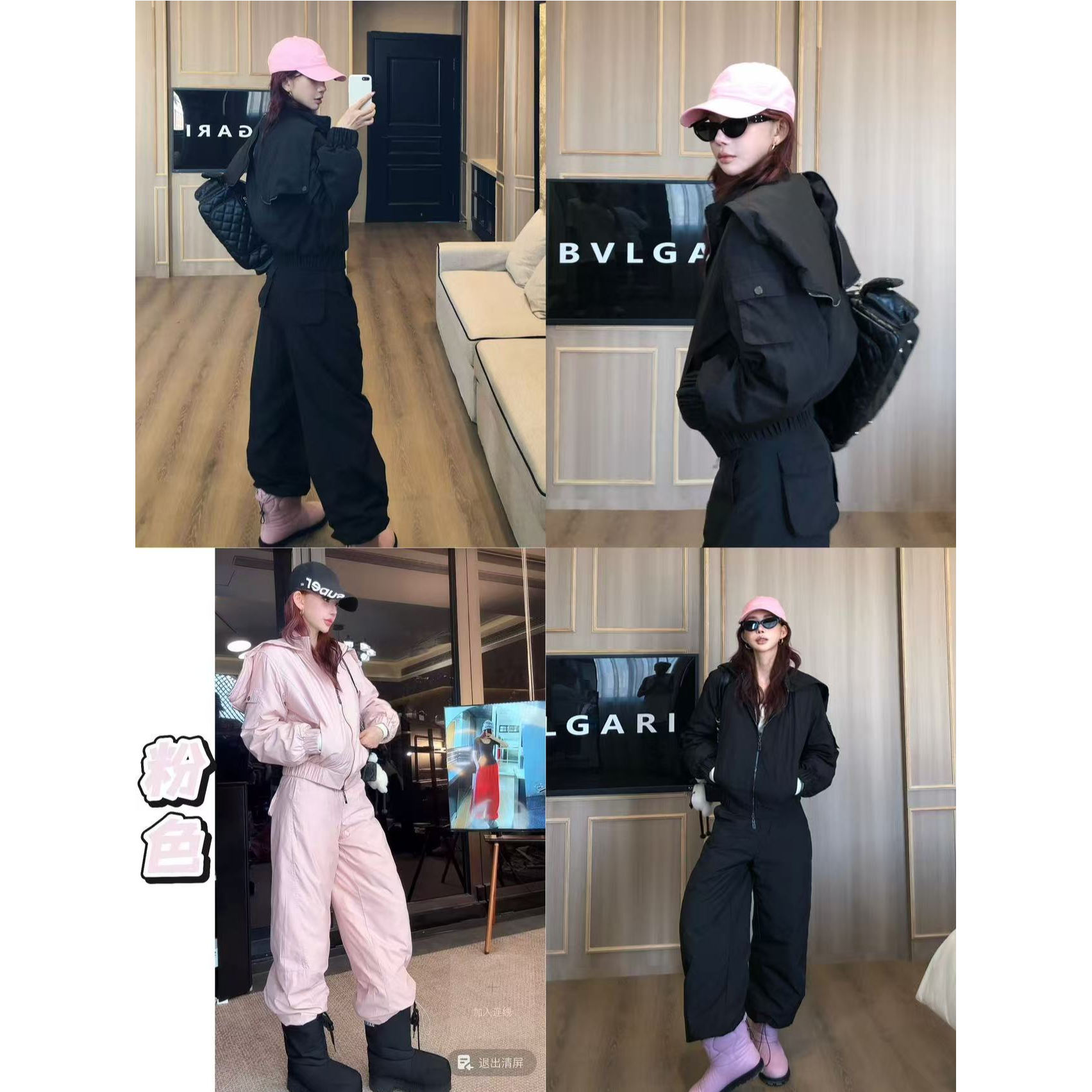 婉君Y【滑雪套装】"国标白鸭绒“保暖羽绒套装LWJ25D4TZ4328