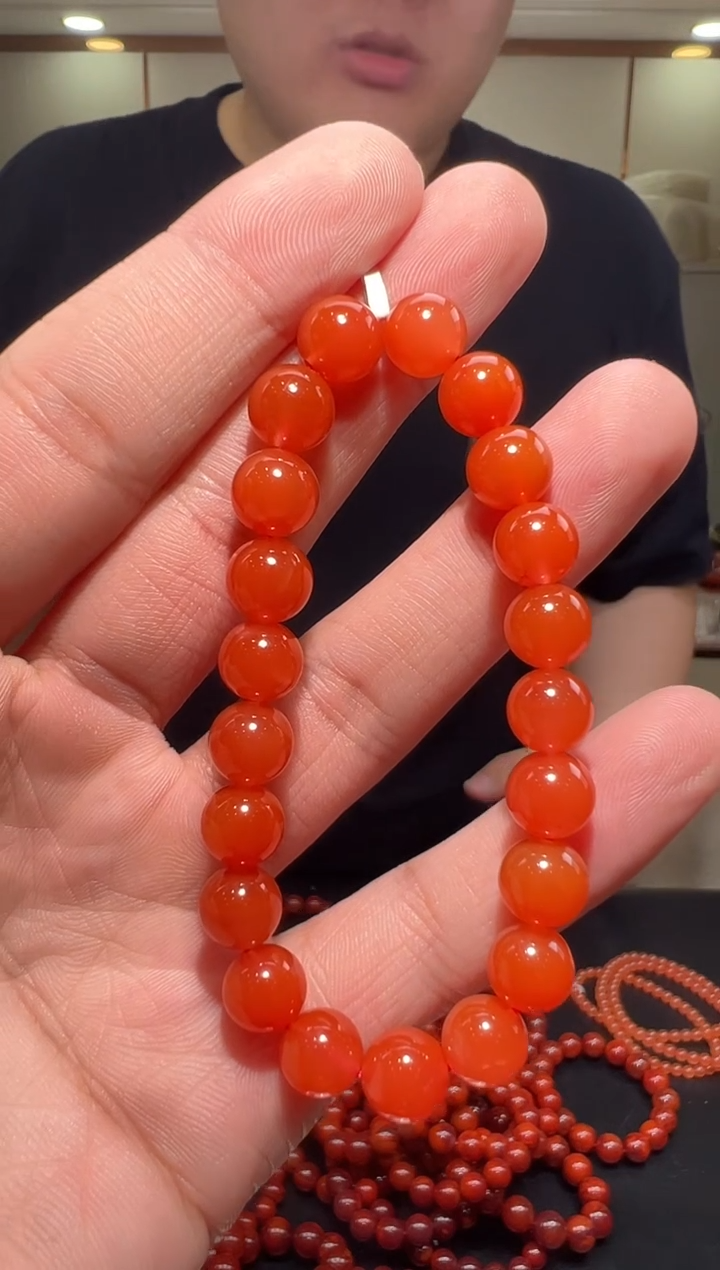 【闪购商品】南红玛瑙手链未镶嵌hr01003多样性发货