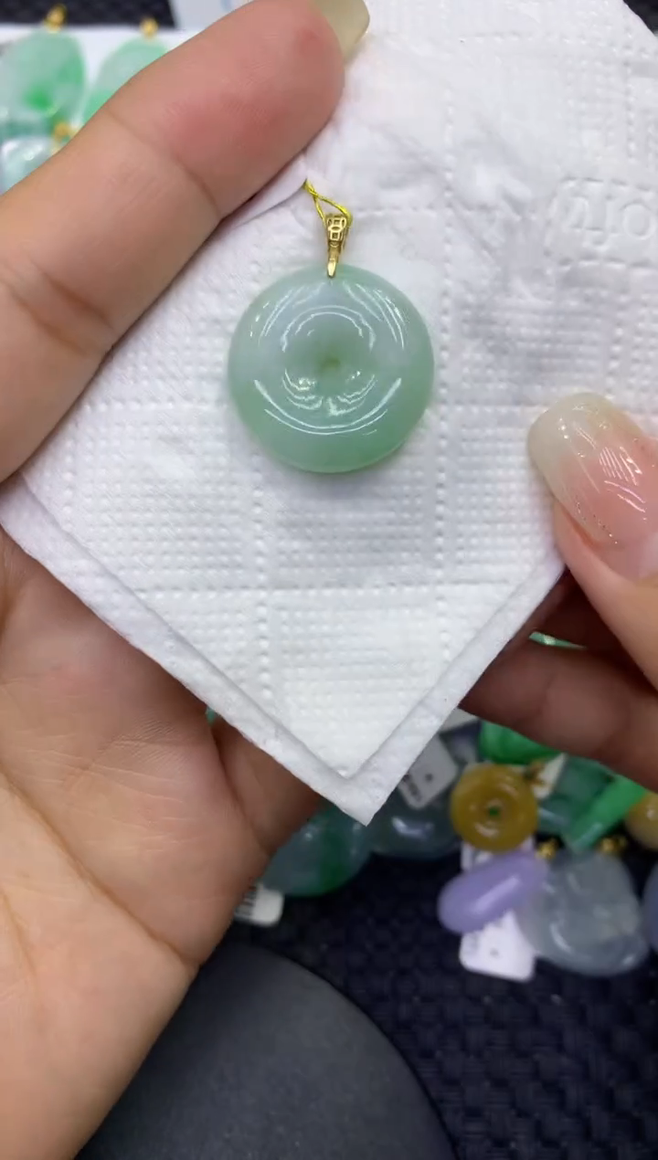 颈饰未镶嵌翡翠天然缅甸A货翡翠