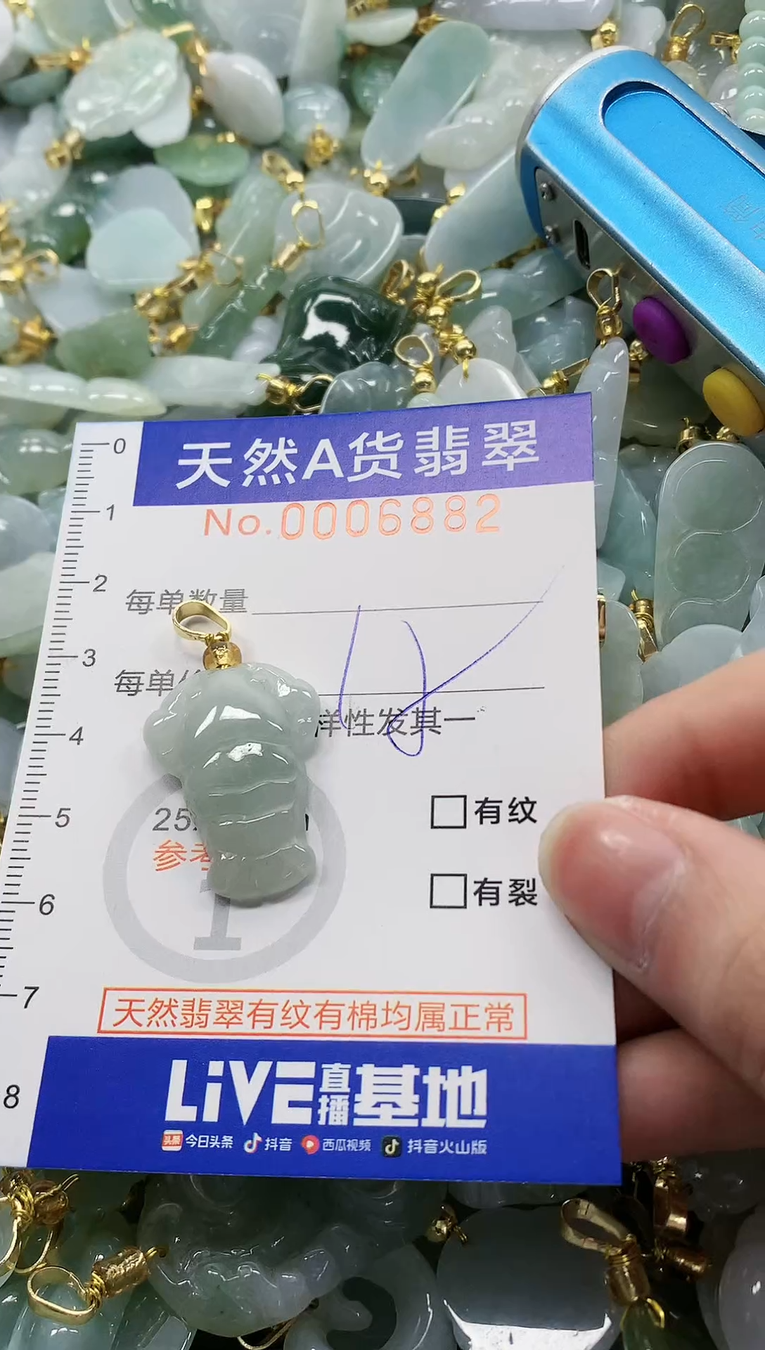 颈饰未镶嵌翡翠纯天然a货翡翠