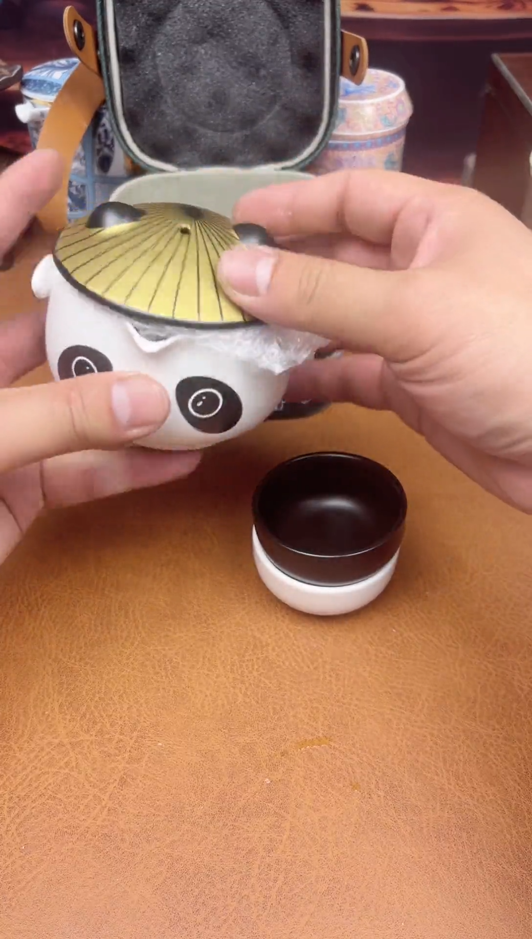 【闪购商品】陶瓷茶具摆件茶叶罐