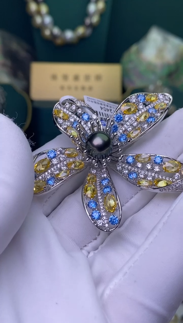 【闪购商品】海水珍珠胸饰未镶嵌9-10