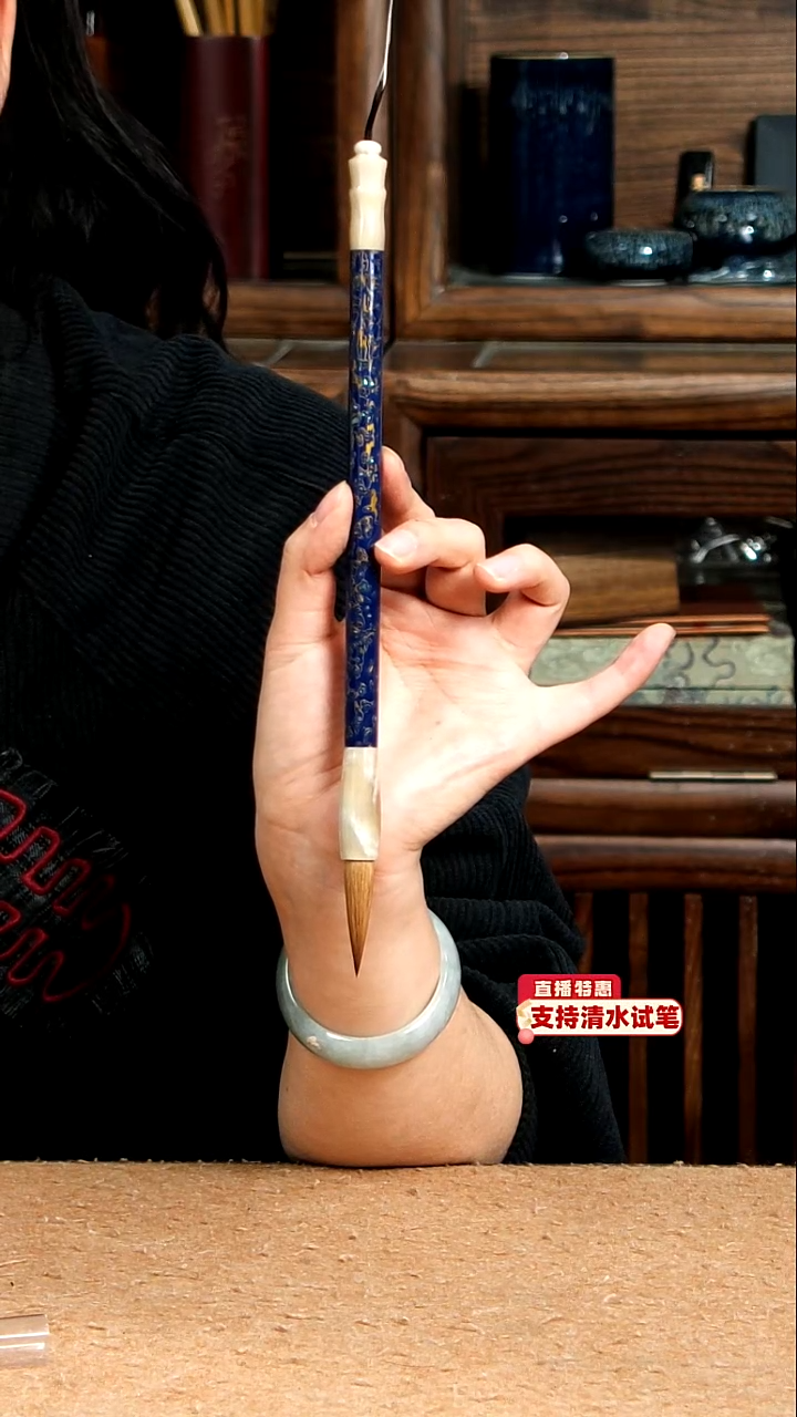 59号张小凤大漆螺钿正东纯狼毫0.9*3.9