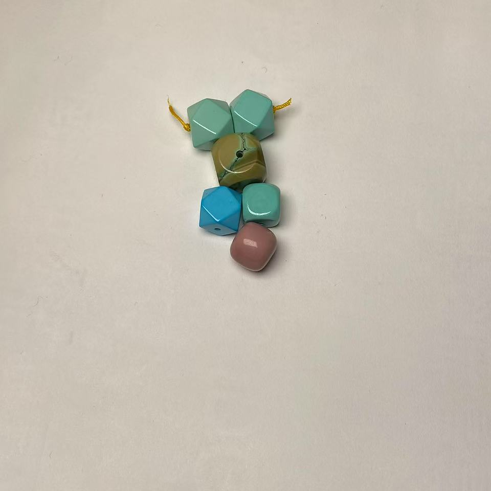 原创手工高瓷多棱老型串珠穿珠DIY编织多样性发货