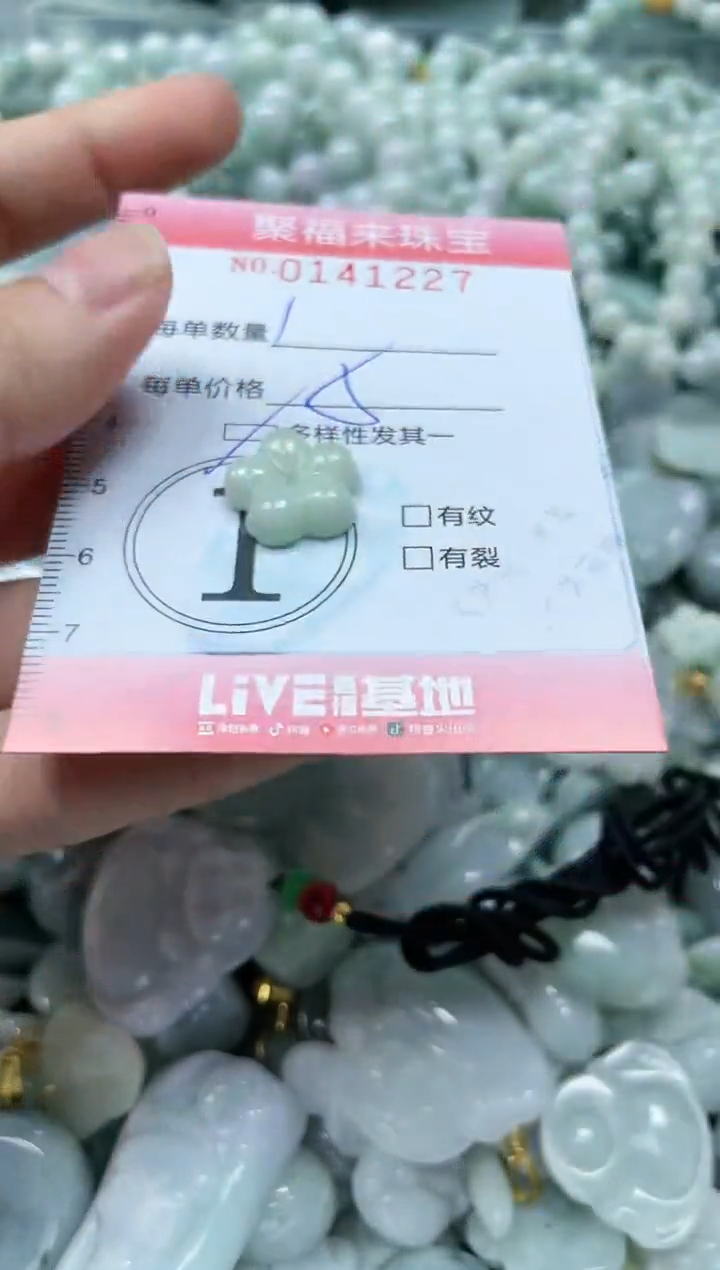 【闪购商品】翡翠颈饰未镶嵌闪购0141227多样性发其一