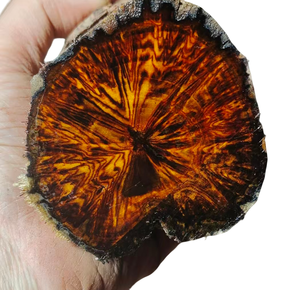 云南龙肝香摆件料纯手工