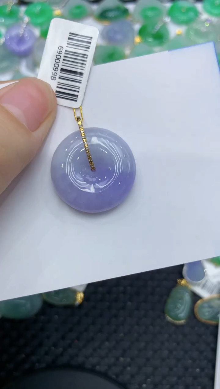 【闪购商品】翡翠颈饰18K金镶嵌111111111