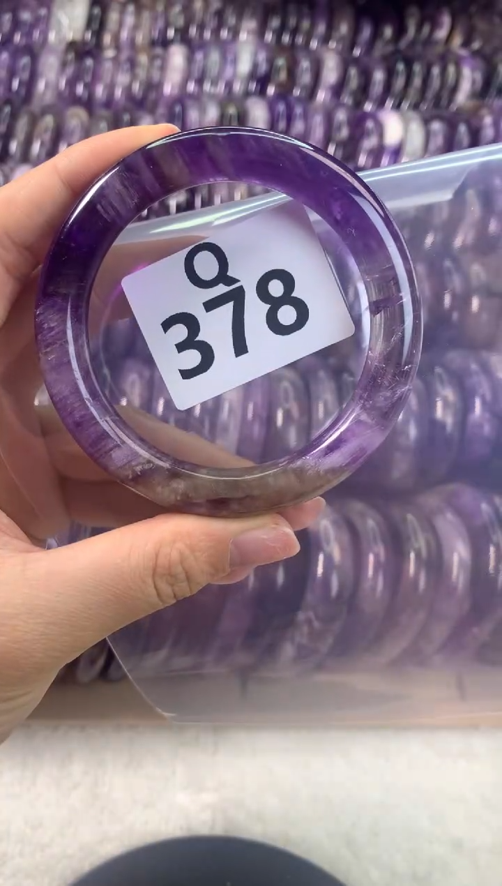 【闪购商品】水晶水晶手镯Q未镶嵌378-55