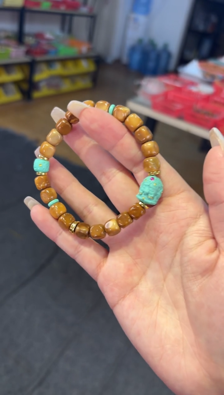 【闪购商品】库克吊坠  8mm库克六方磷镁松象神款