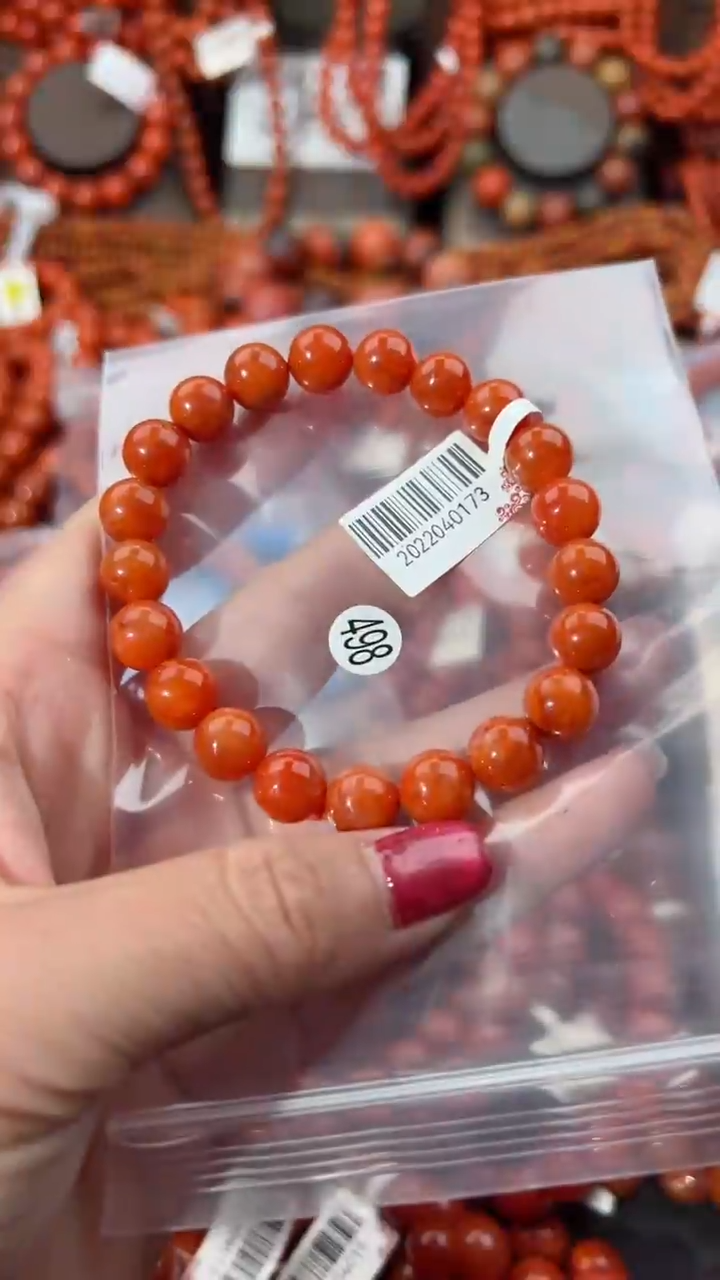 【闪购商品】南红玛瑙手串未镶嵌9