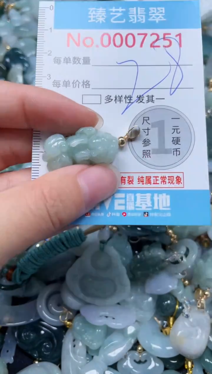 颈饰未镶嵌翡翠7251