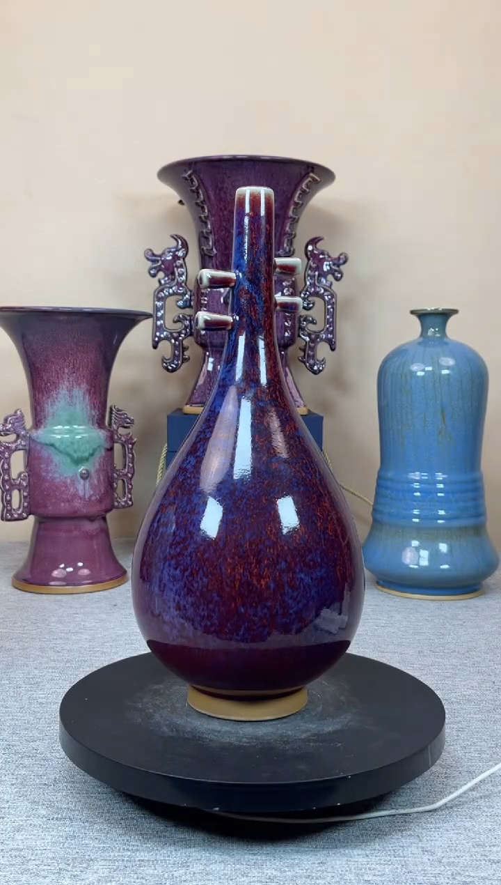 摆件陶神垕钧瓷收藏工艺品