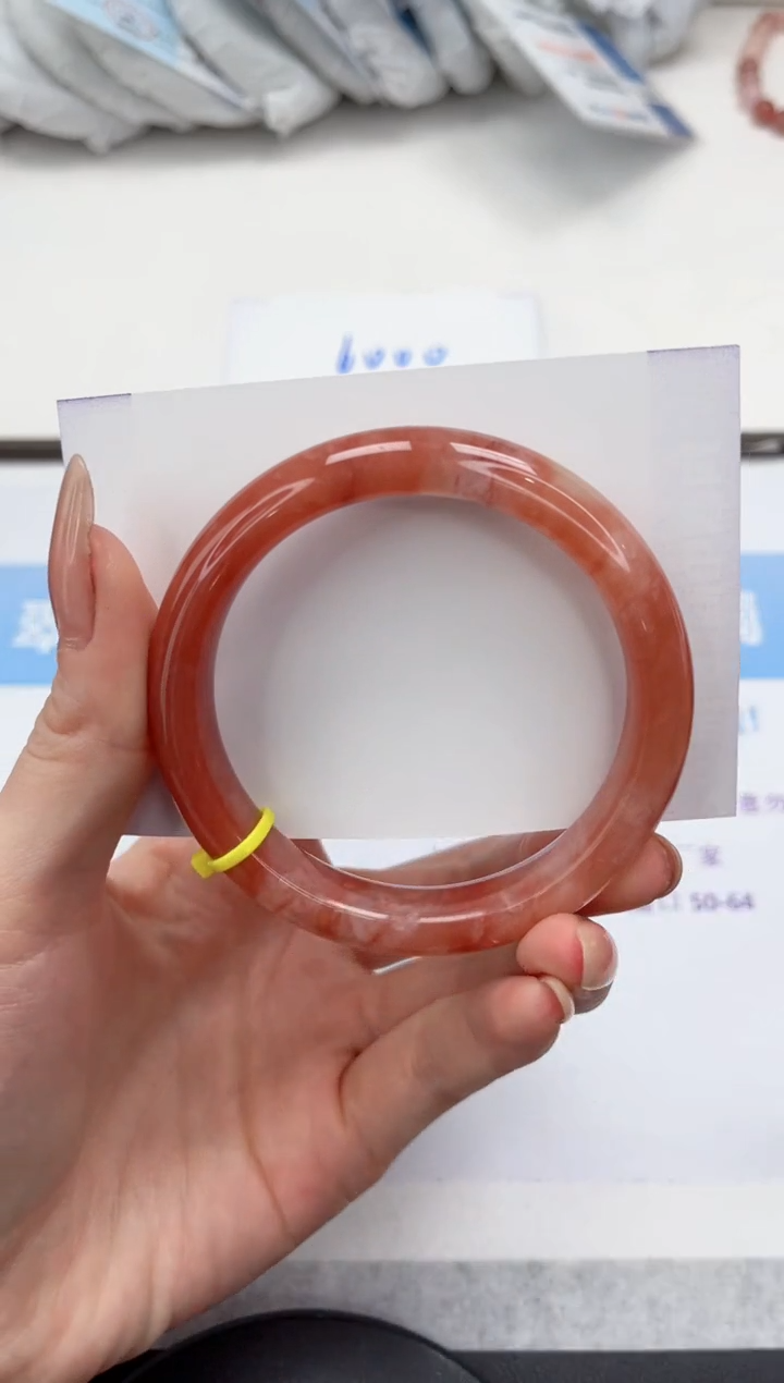 未镶嵌手镯石英质玉V199-56.5