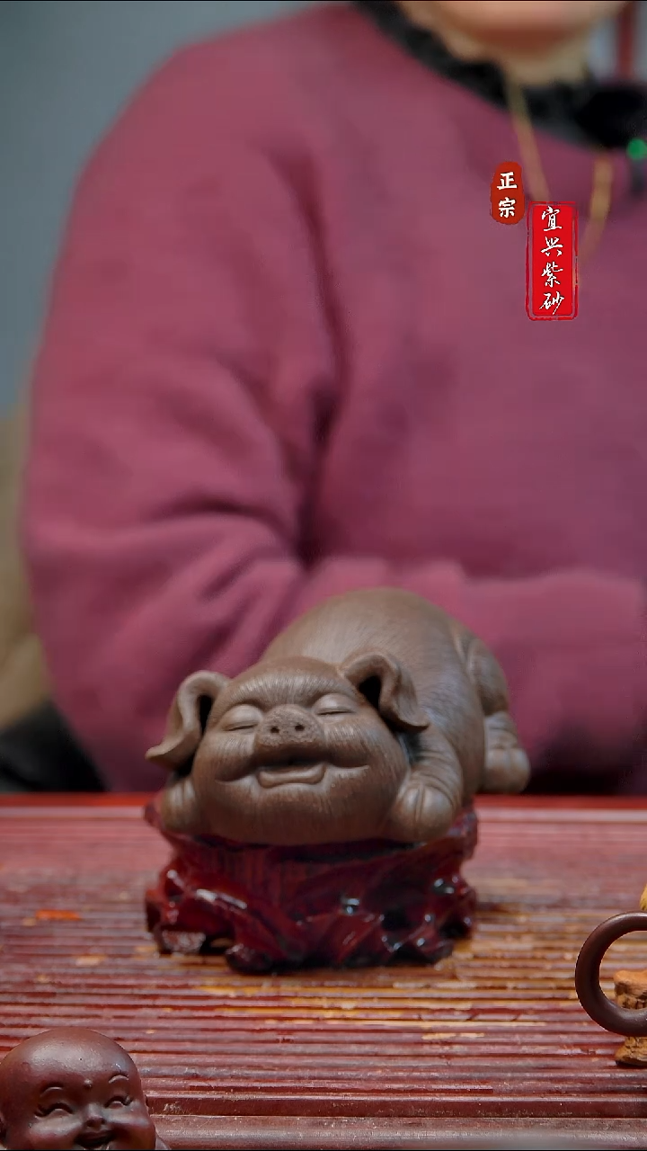 紫砂茶宠宜兴紫砂茶宠摆件