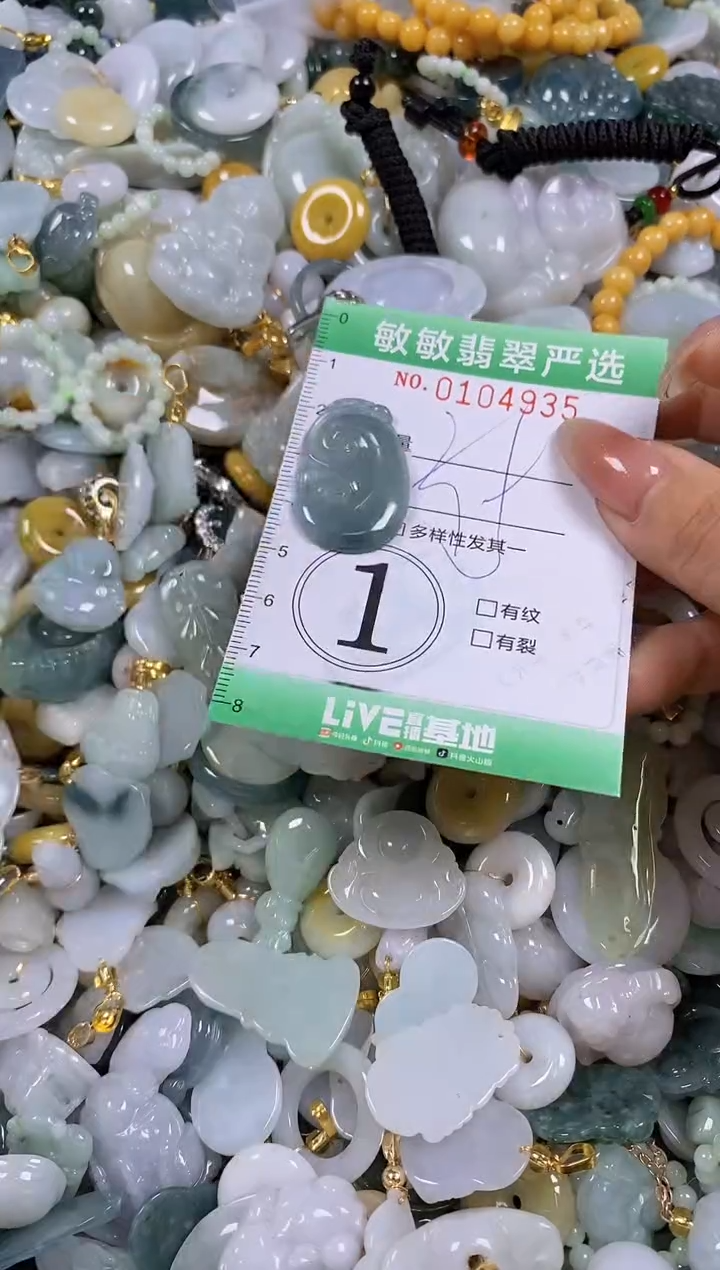 【闪购商品】翡翠颈饰未镶嵌闪购0104935多样性发其一