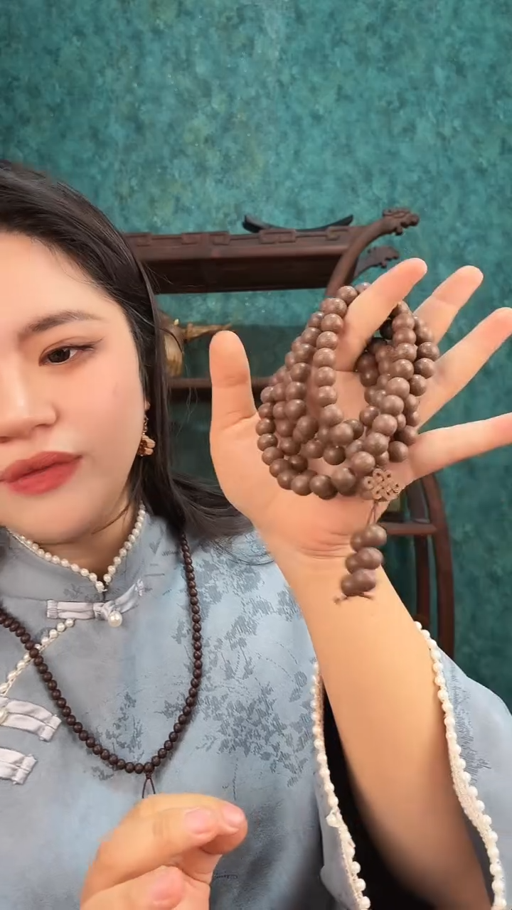 珠串息肌丸香方1.0*108颗+中国结项链