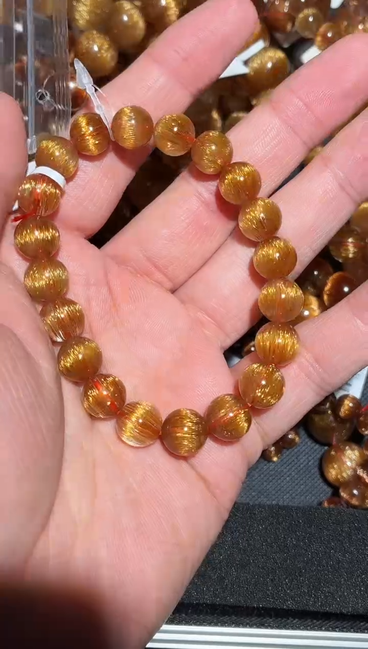 未镶嵌手链水晶弥*子单圈发晶A9