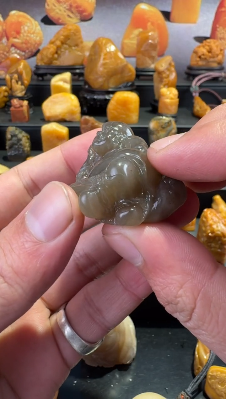 【闪购商品】老挝石半知田黄直播间