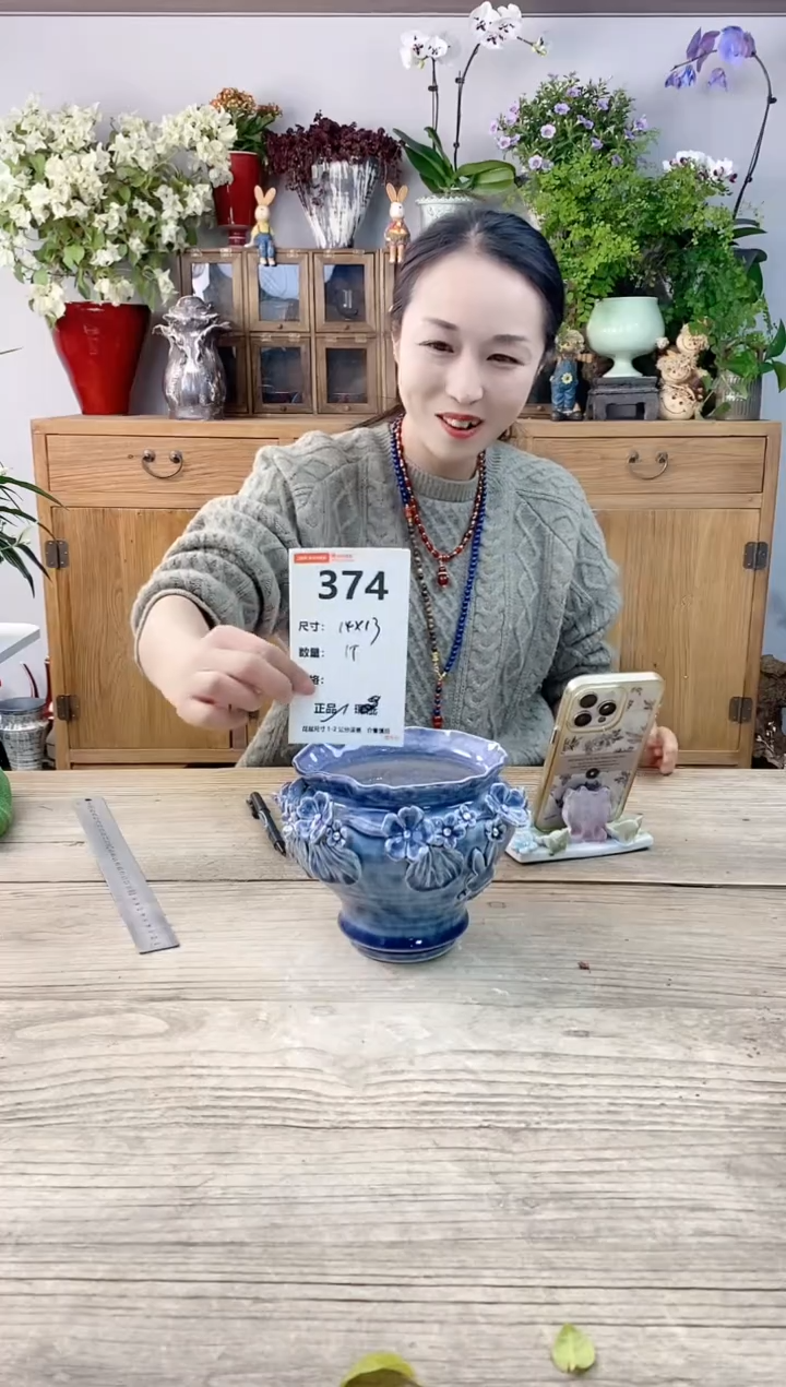 小玩子花盆直播编号374