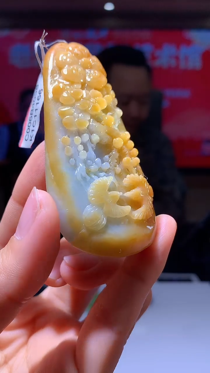 【闪购商品】定制翡翠未镶嵌1034hm-毛货挂件