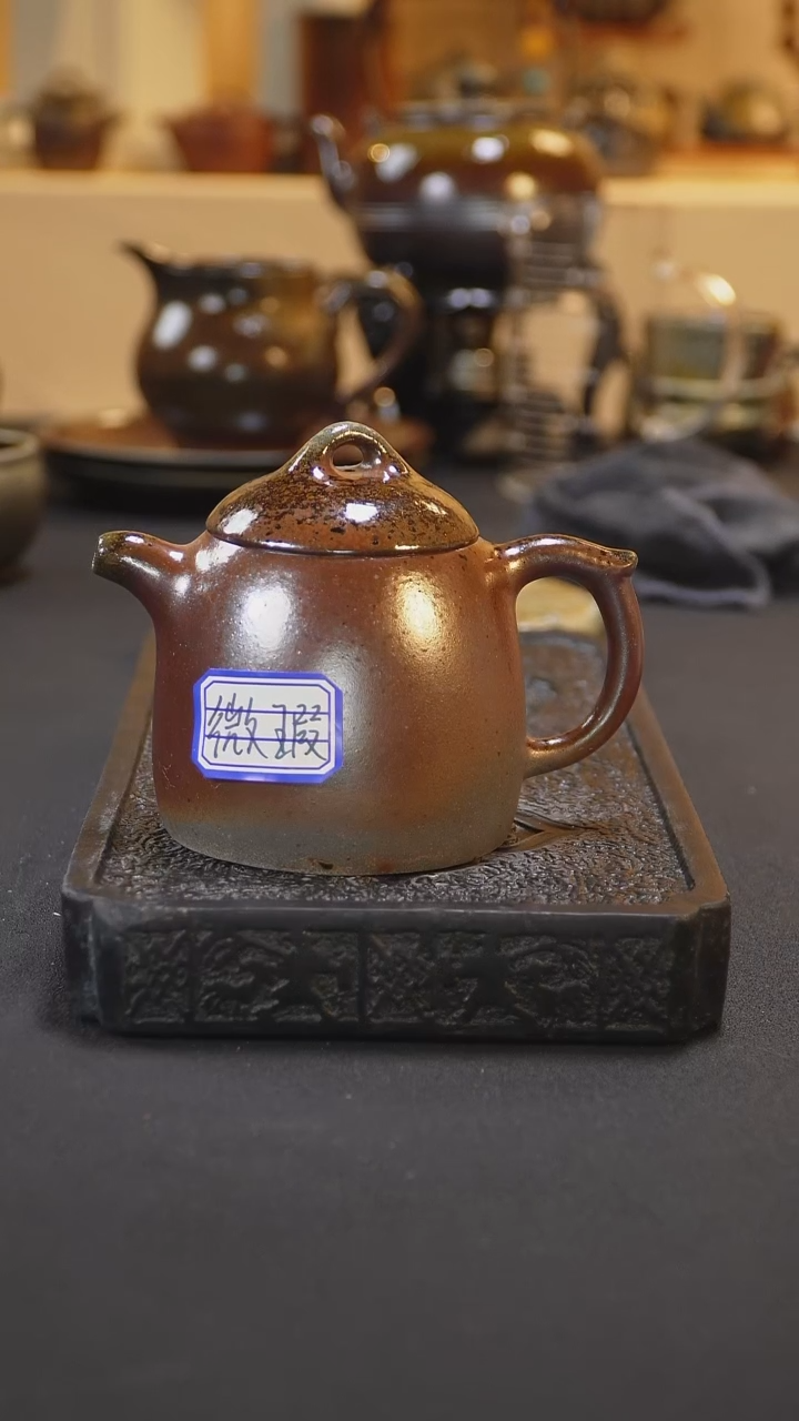 紫砂柴烧纯自然柴烧