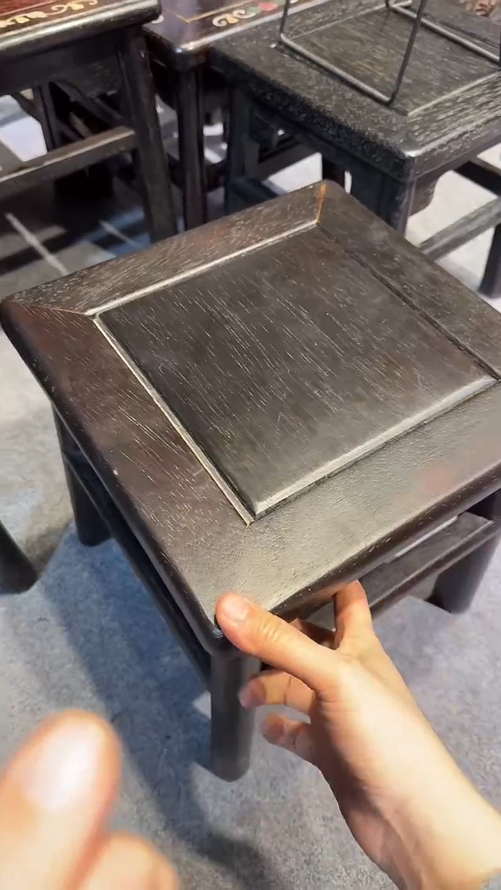 木紫檀拆件雕刻板以直播间实物为准微瑕老物件