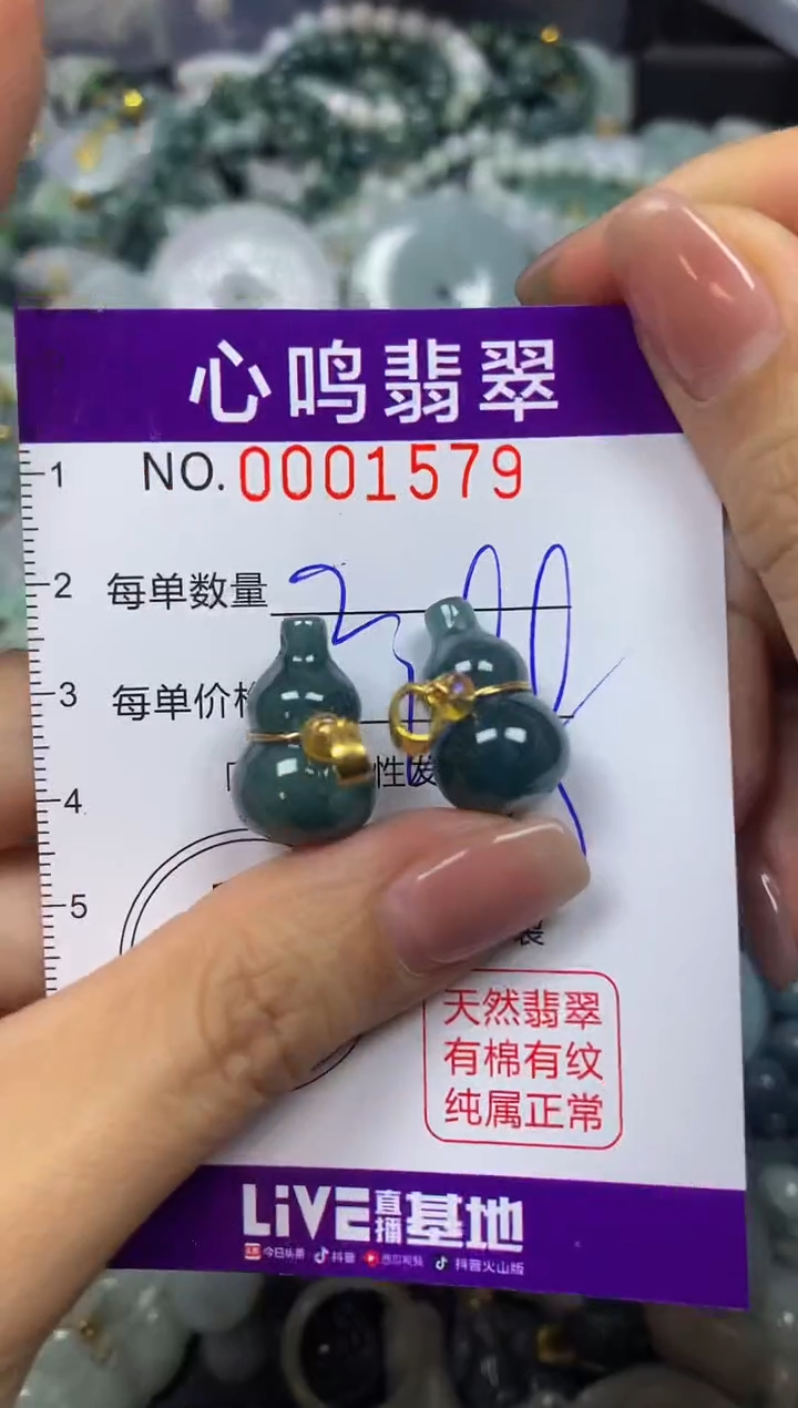 翡翠未镶嵌颈饰闪购001579