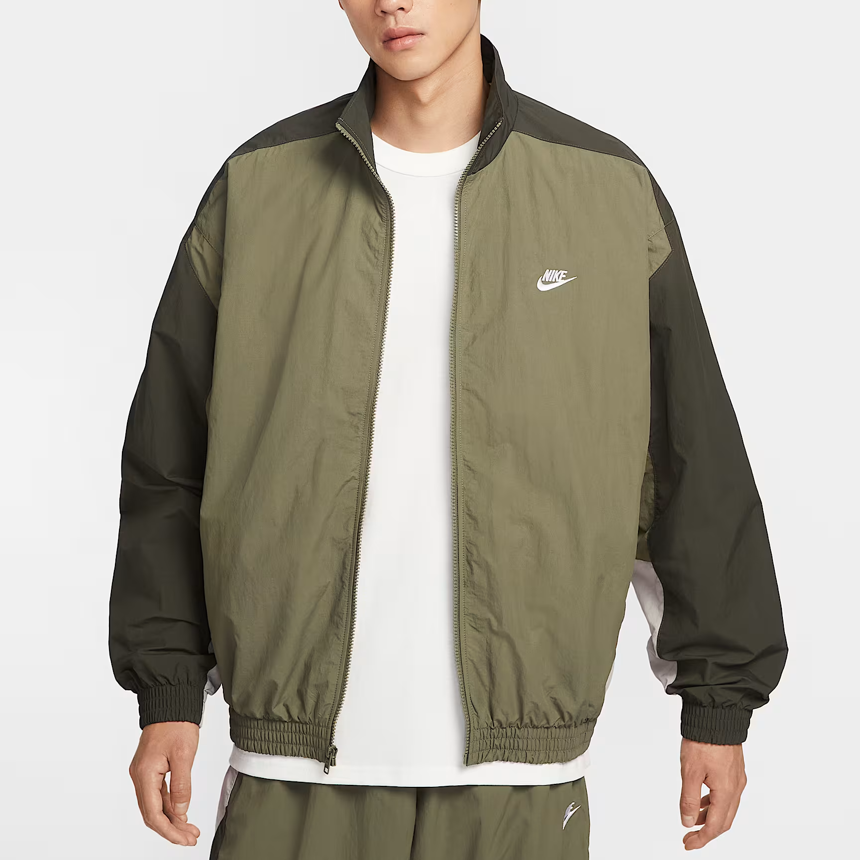 NIKE/耐克情人节男子 Oversize 风梭织运动夹克休闲外套HQ6110222