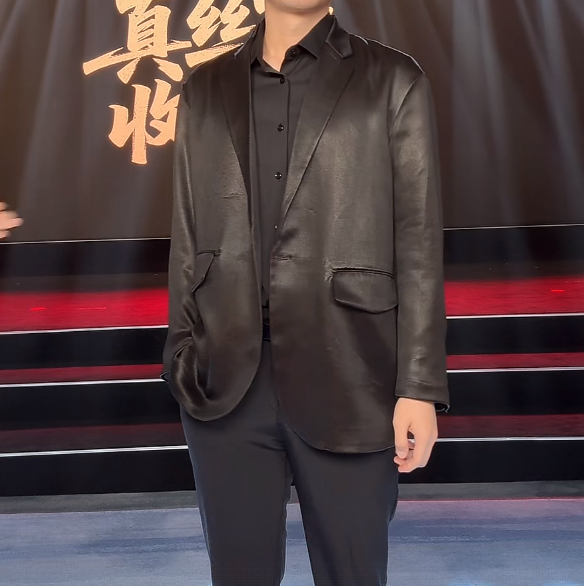 CHENSMCHEN 香云纱中式复古西装外套宽松西装CSEX4046 