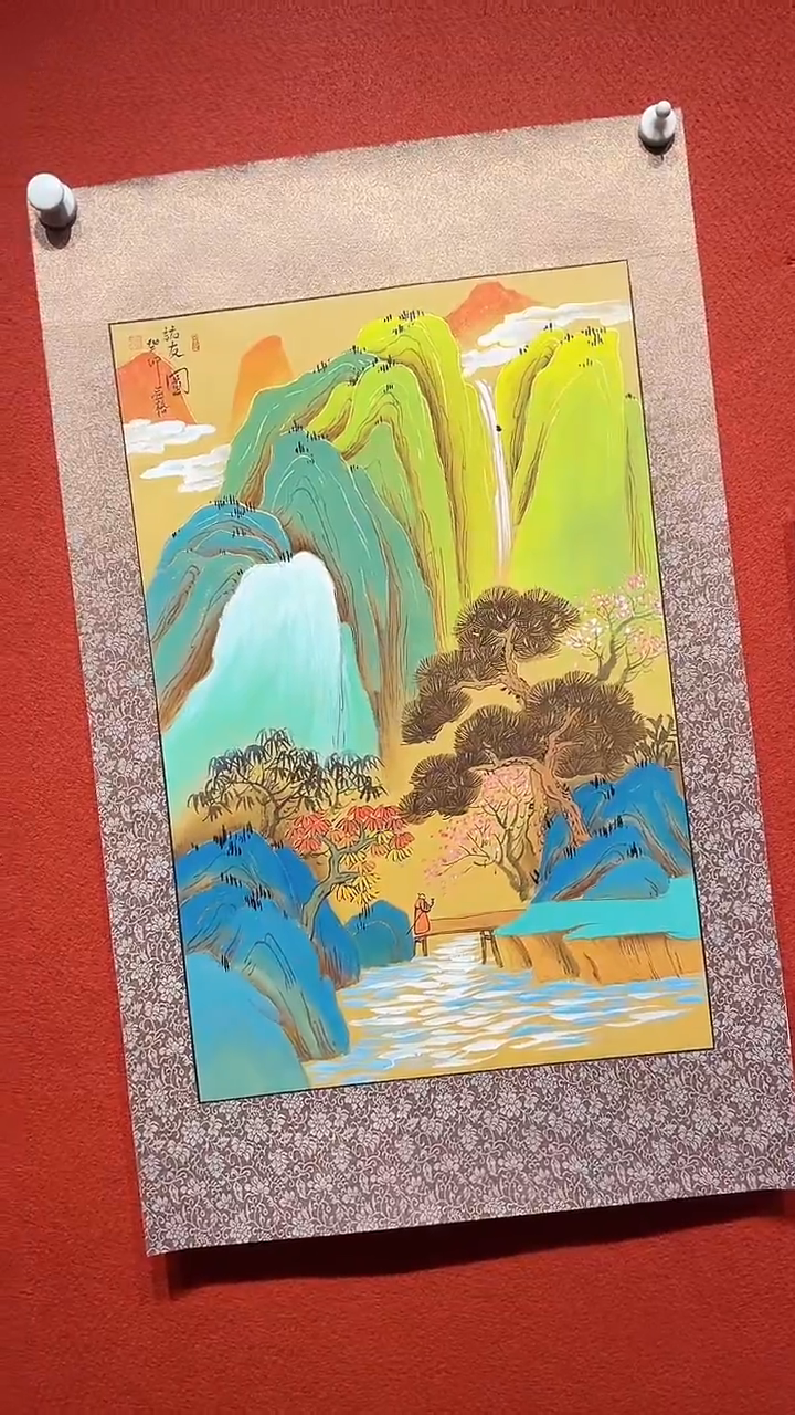 国画秦燕格国画手绘作品Y14