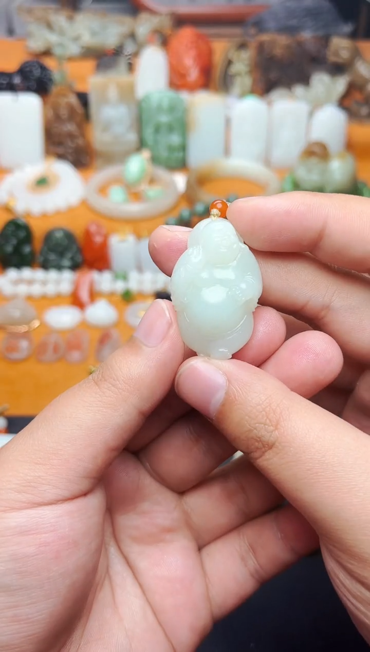 【闪购商品】和田玉颈饰未镶嵌佛01