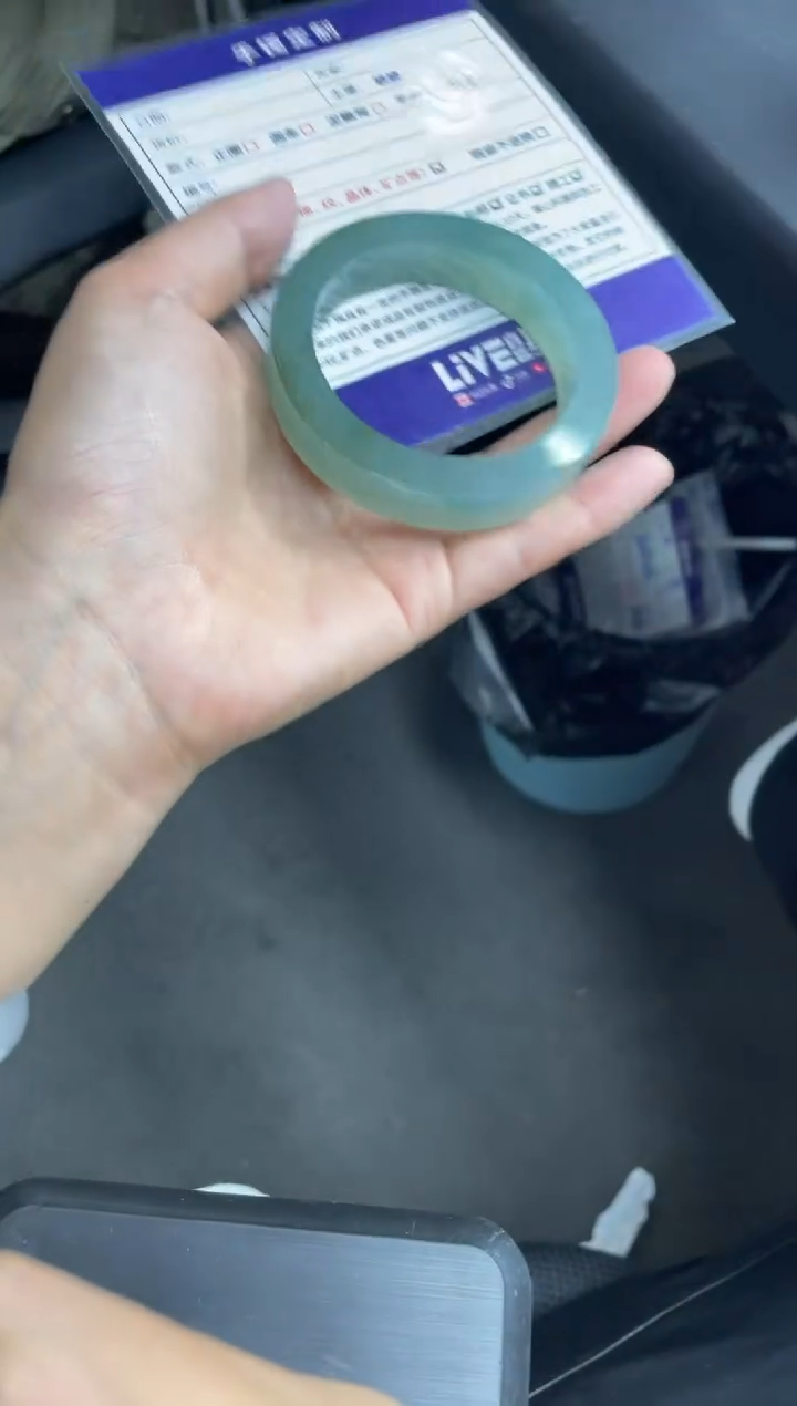 【闪购商品】定制翡翠手镯未镶嵌正圈HFA/76DZS