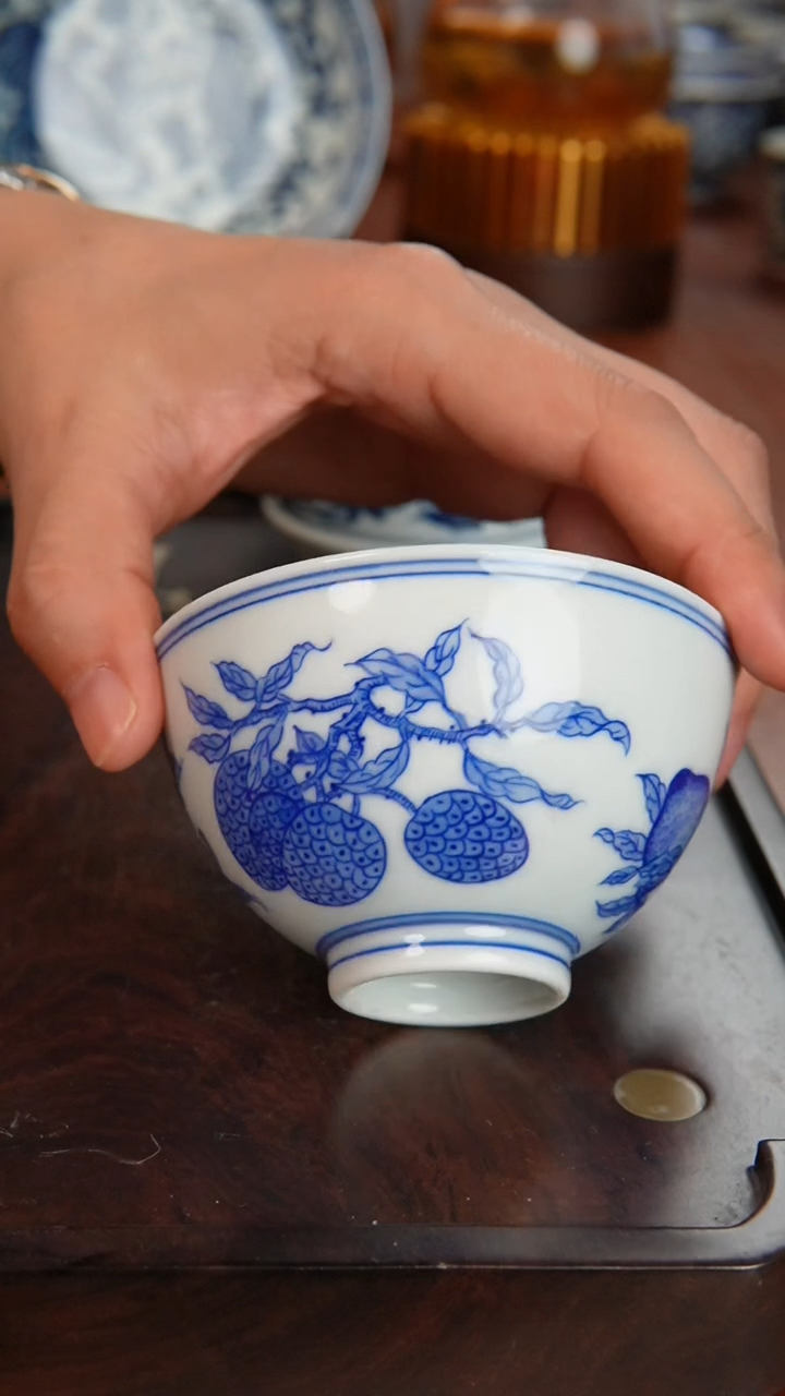 【闪购商品】景德镇镹曰陶柴窑手工手绘茶具