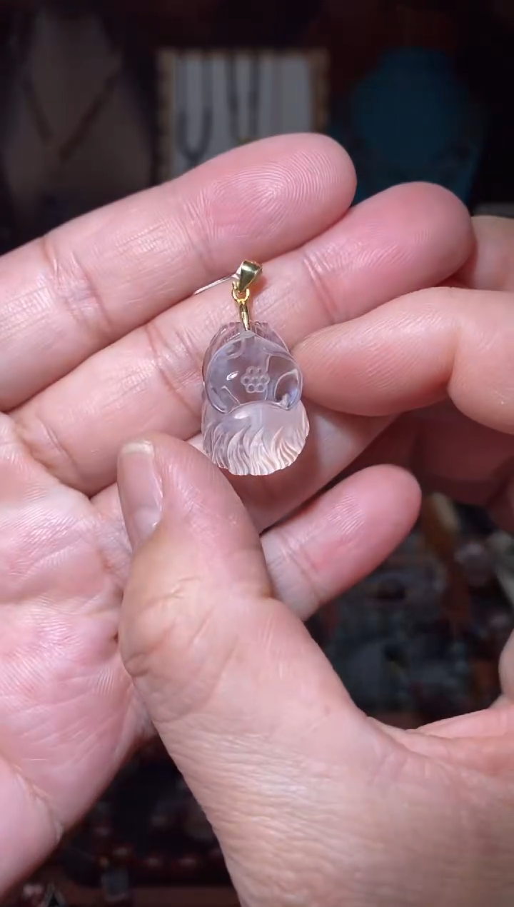 【闪购商品】水晶趴趴狐蓝针未镶嵌多样性