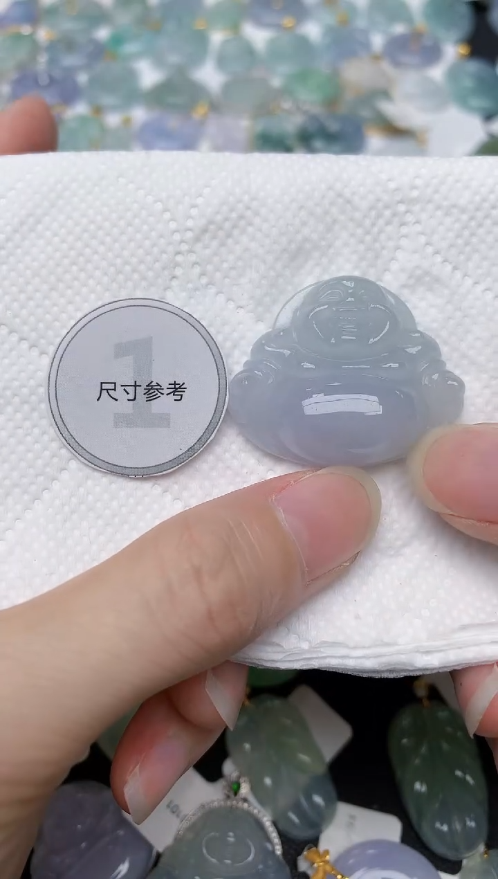 翡翠未镶嵌颈饰天然A货翡翠