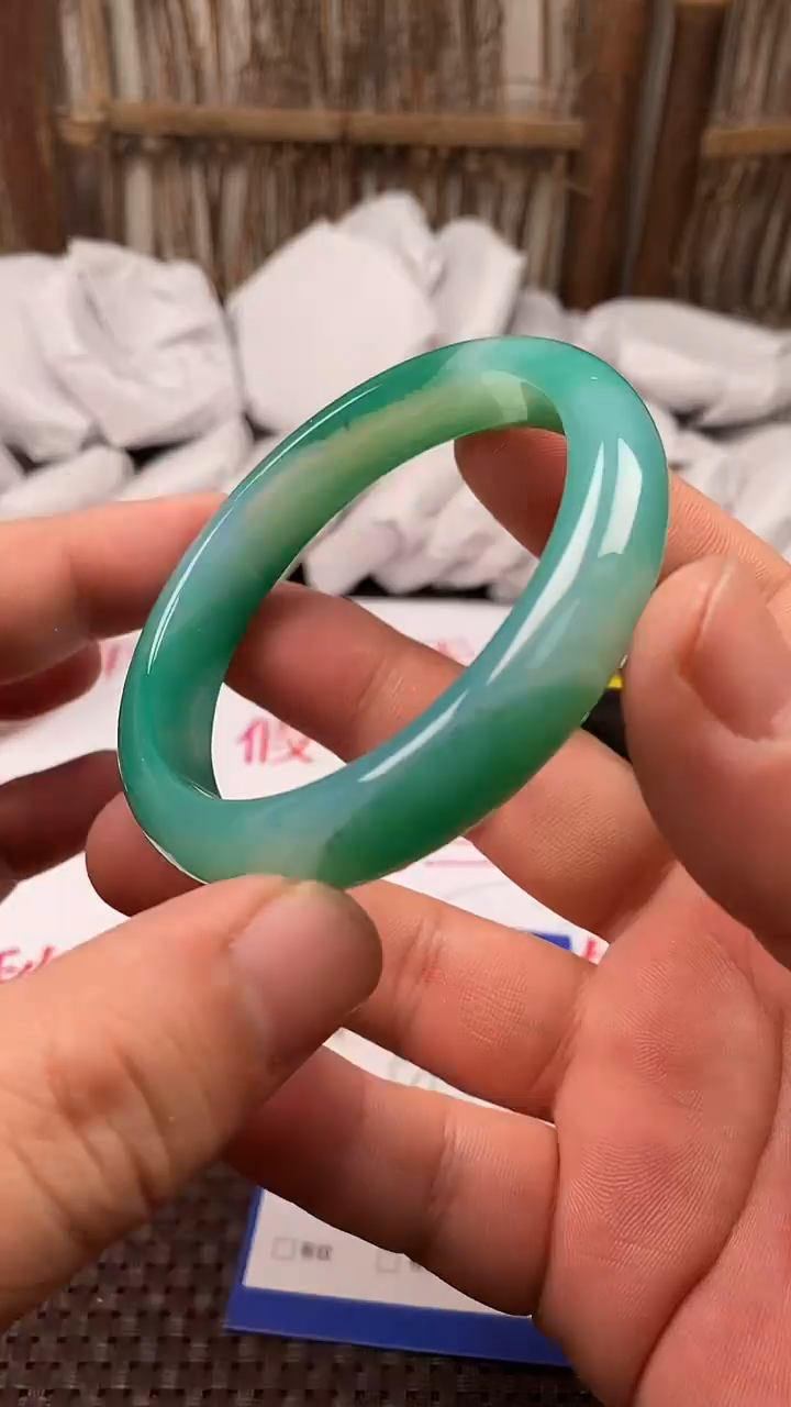 【闪购商品】玛瑙/玉髓手镯未镶嵌463-58/9多样性发货看清圈口下单