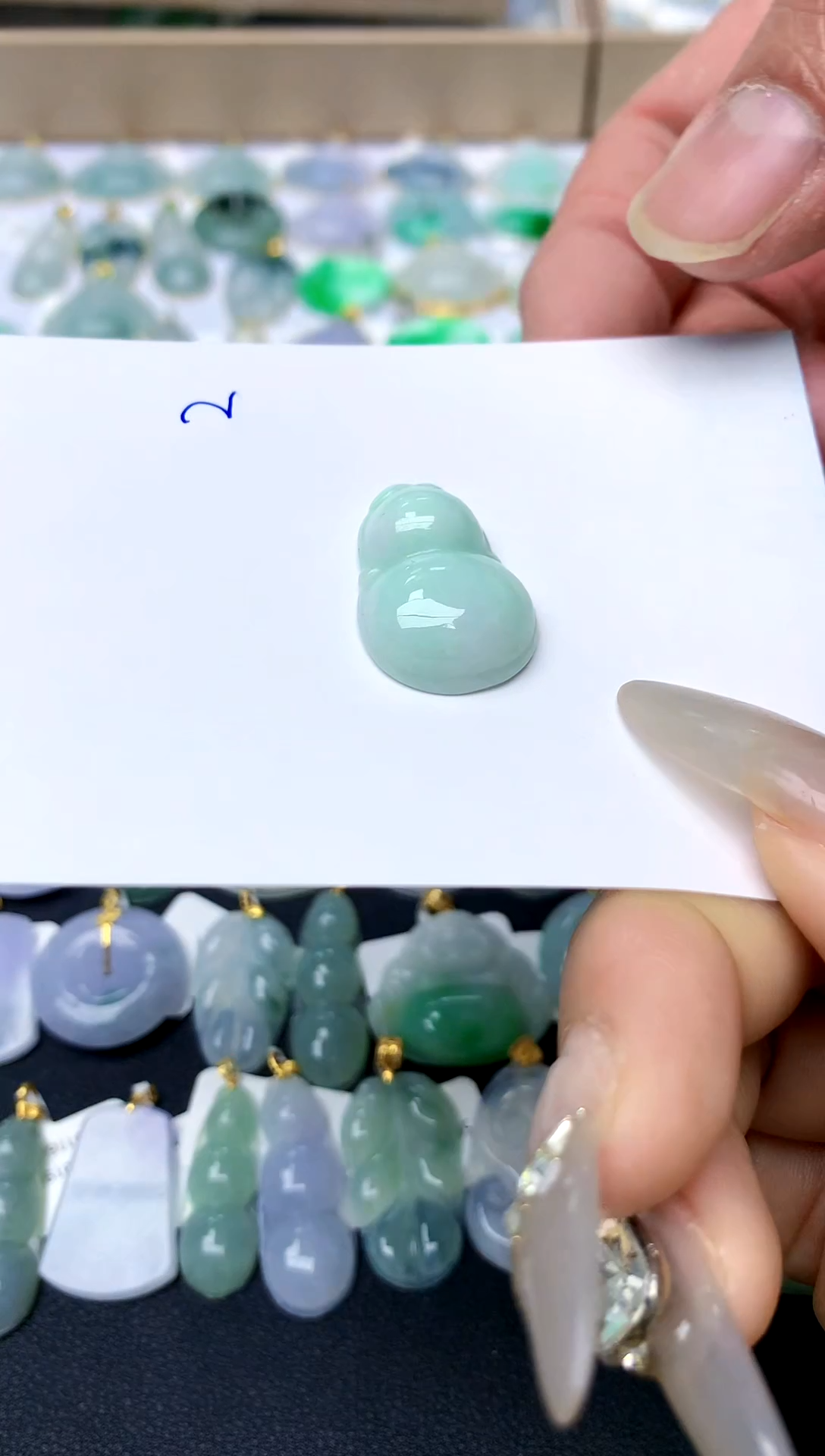 【闪购商品】翡翠颈饰未镶嵌2天然A货翡翠