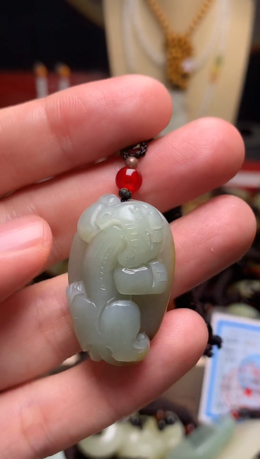 颈饰未镶嵌和田玉新疆料青海料清水和田玉吊坠