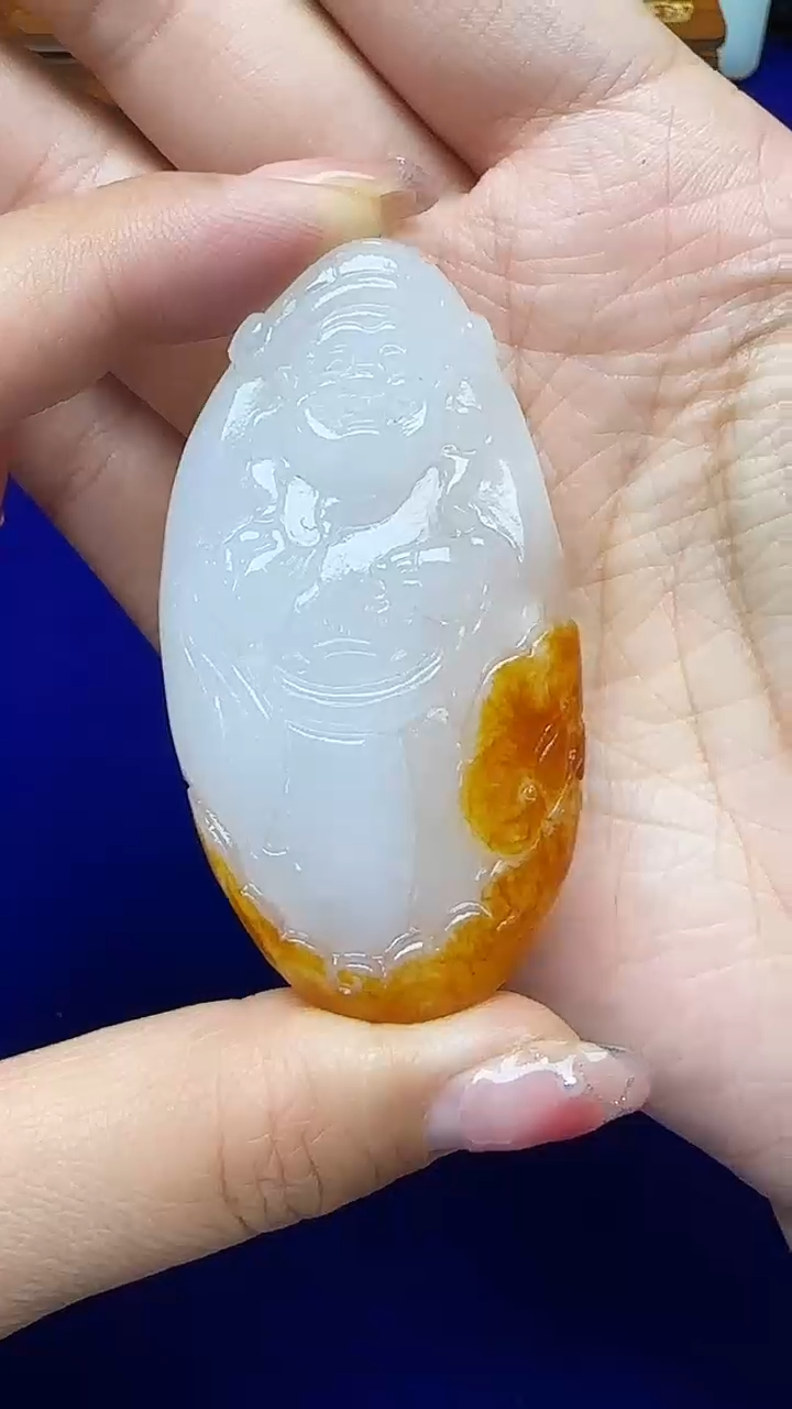 和田玉未镶嵌挂件1