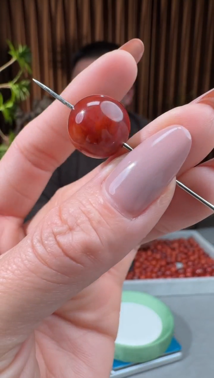 颈饰未镶嵌南红玛瑙27南红哥12.29多样性拍一发一约15mm