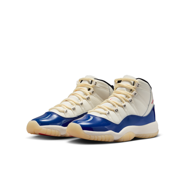 NIKE Air Jordan 11 Retro高帮篮球鞋 大童/女鞋 白蓝 IH2364-400