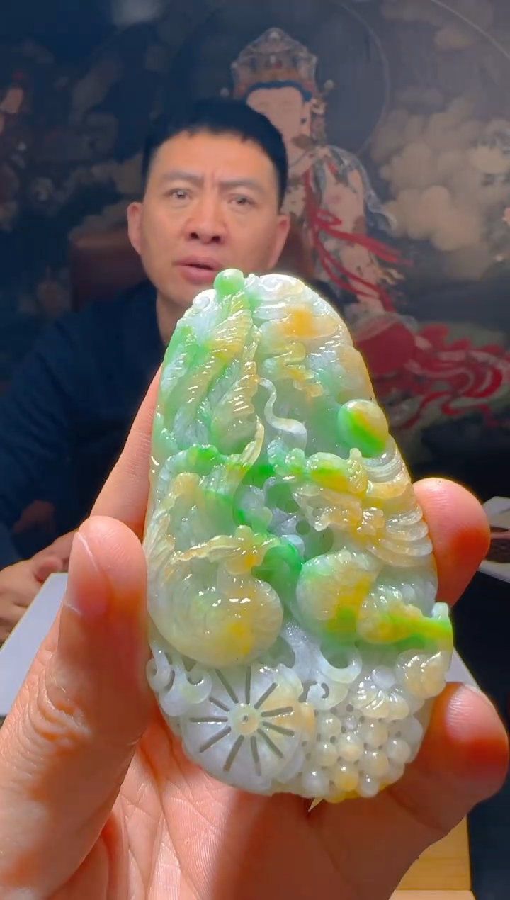 【闪购商品】定制翡翠未镶嵌L-@@QJSXJ224063